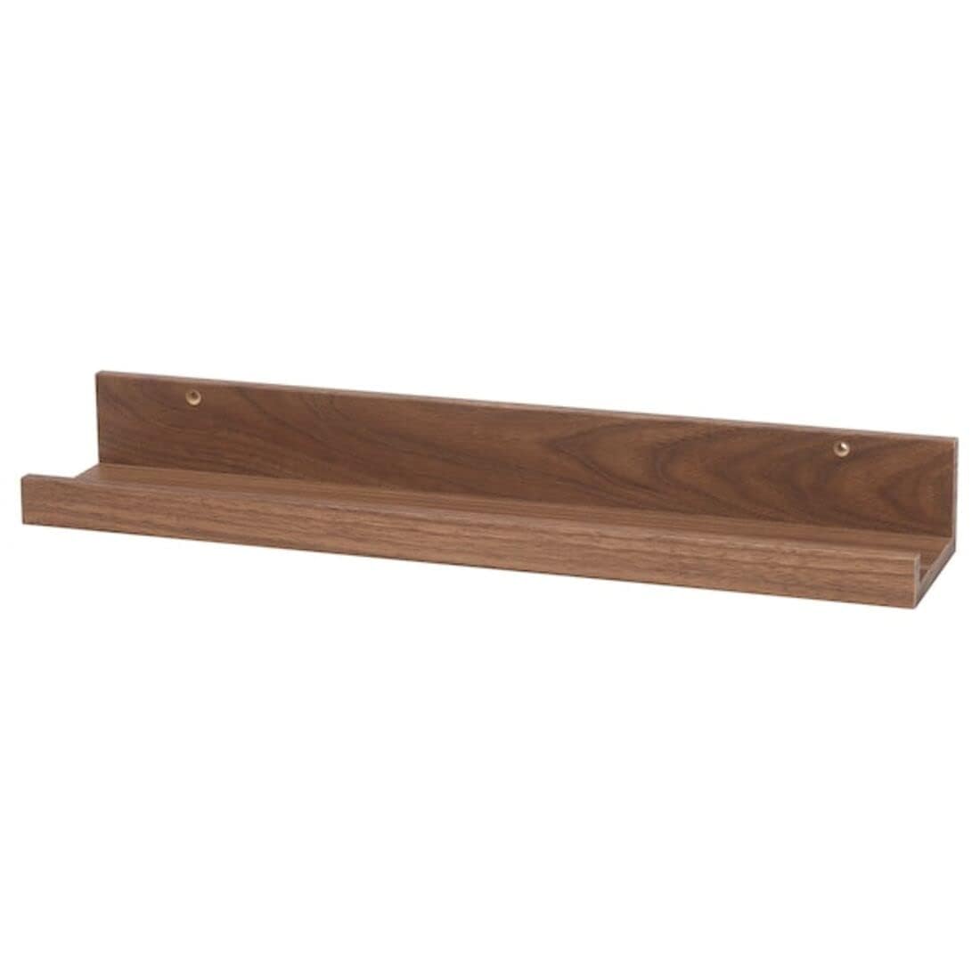 Digital Shoppy MOSSLANDA Picture Ledge, Walnut Effect, 55 cm