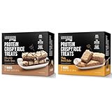 Protein Crispy Rice Treats, 15g Protein, 3g-7g Net Carbs, Variety Pack, Low Carb, Fluffy, Soft, Chewy, Gluten Free, High Fiber, Keto-Friendly