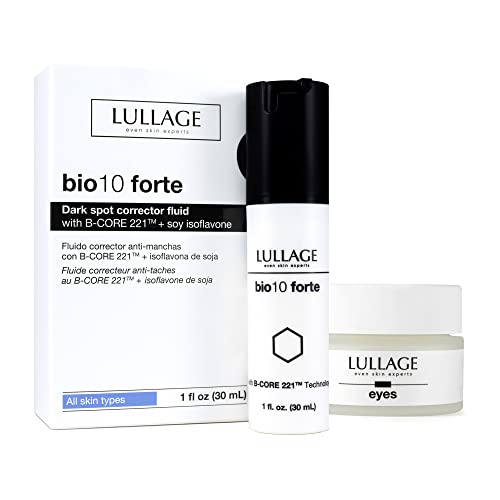 Dark Spot Corrector Fluid For All Skin Types Bio10 Forte With Soy Isoflavone, And Moisturizing Eye Cream, Dark Spot Corrector Bundle To Hydrate And Reduce Dark Spot Appearance On The Skin By Lullage #TOP5