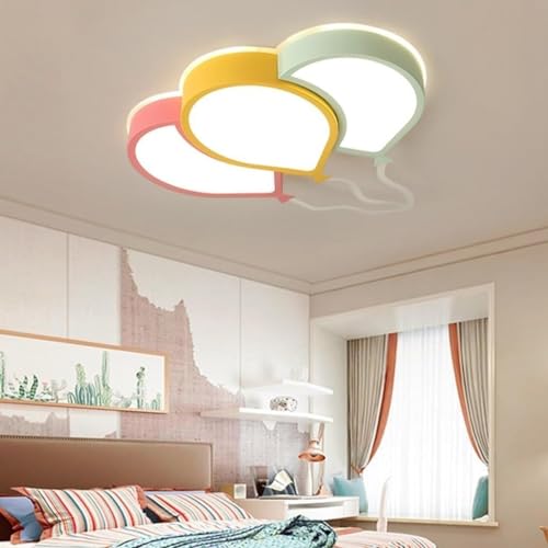 Plafonnier LED variable télécommandé luminaire ballon moderne pour crèche