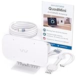 Waveform QuadMini: 4x4 MIMO Low-Profile Antenna Kit | External Antenna for 4G/5G Routers & Gateways | for EE, Three, O2, and Vodafone | 10’ SMA Cable, U.FL Adapters, Window Entry
