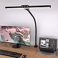 Desk Lamps for Home Office, Architect Desk Lamp with Clamp, LED Desktop Lamp Dimmable, Bright Office Lighting, 9W Modern Desk Lamp Led (Black)