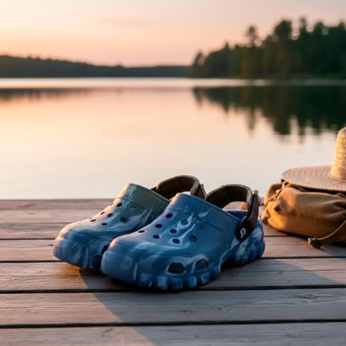 Image of DOCTOR EXTRA SOFT Men's Classic Camo Casual Sports Clogs /Sandals with Adjustable Back Strap for Adult| Comfortable & Lightweight| Stylish & Anti-Skid| Waterproof & Everyday Use Mules Gents Boys D-550