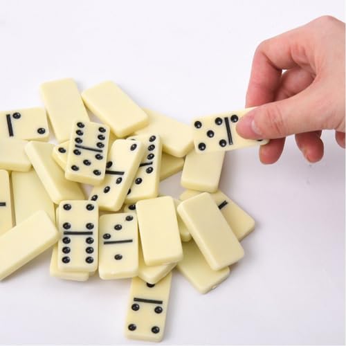 Juego de Domino clásico 28 piezas con estuche portátil miniatura 4
