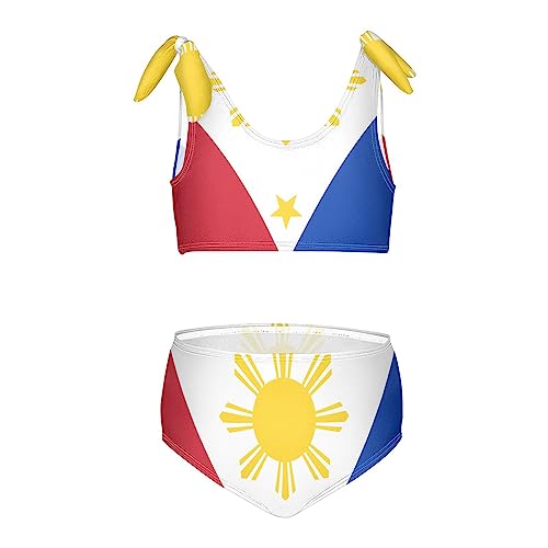 Augenstern Girls' Bikini Set Philippine-Flag-Proud 2-Piece Swimsuit Tankini Bathing Suits Swimwear 3T