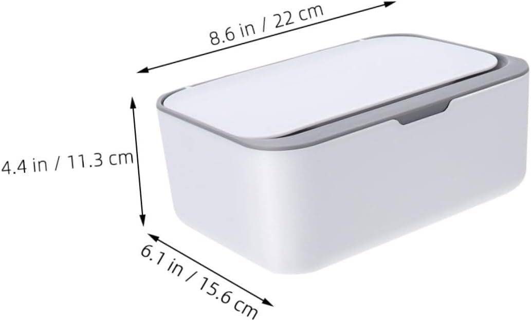 Creative Large Capacity Tissue Holder Box, PP Refillable Moisture image 2