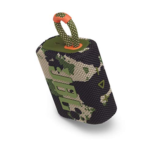 Image of JBL Go 3: Portable Speaker with Bluetooth, Built-in Battery, Waterproof and Dustproof Feature - Squad (Renewed)