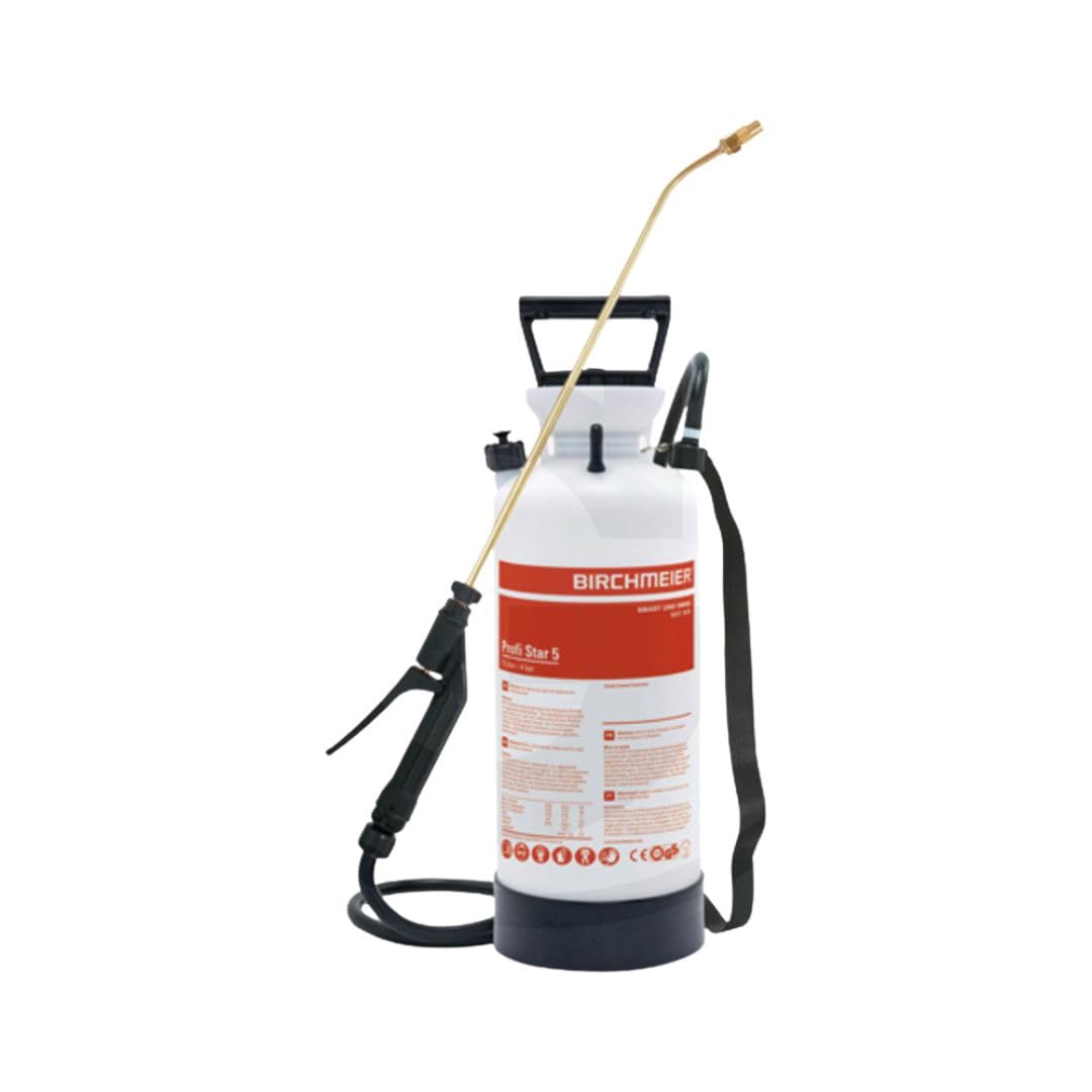 Birchmeier Pulverizador a Presión Profi Star 5 de 5L con presión 4 Bar