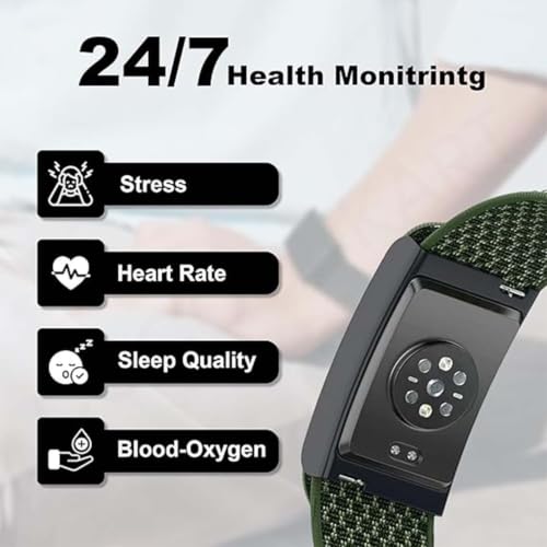 Image of Soft Nylon Sport Strap Breathable, Durable Strap Compatible For Amazfit Helio Strap