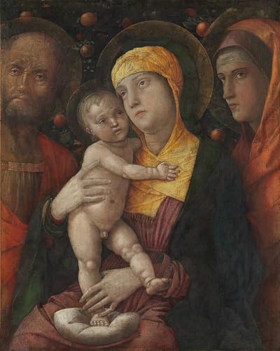 Impression toile Sainte Famille Mantegna 60x90cm premium