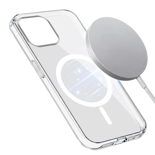Image of Jkobi Lifetime Anti-Yellow MagSafe Compatible Clear Back Case Cover for Apple iPhone 13 Pro Max (Sleek Hard Crystal | Camera Protection and Shockproof)