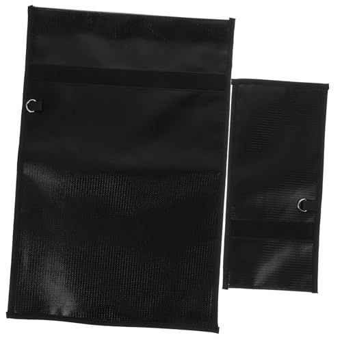 FUNOMOCYA 2Piezas Bolsa de Documento Fireproof Faraday de Teléfono y Tabletas Material Almacenamiento Seguro