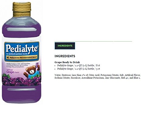 PEDIALYTE RTF Grape LIQ 8X32 OZ