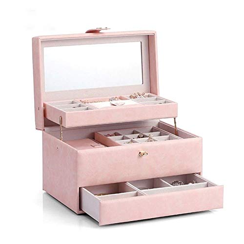 Boîte de rangement de bijoux cadeau pour femmes idéal anniversaire