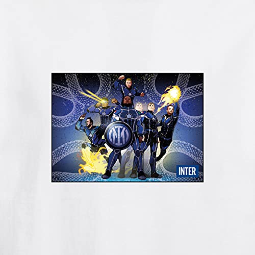 Inter Super Champs T-Shirt Unisex - Adult White - Image 3