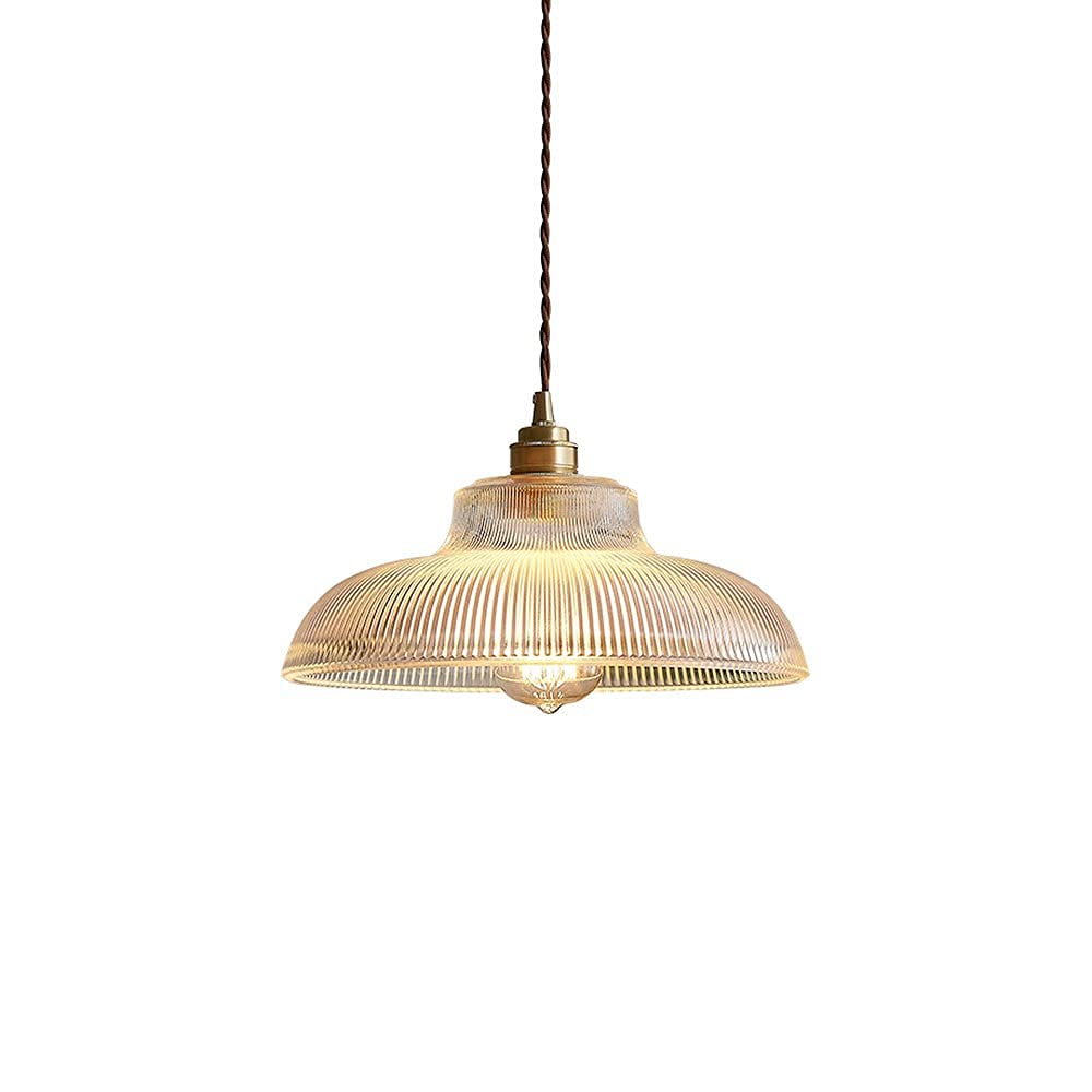 Lámpara colgante de vidrio de estilo retro nórdico e industrial para decoración de techos