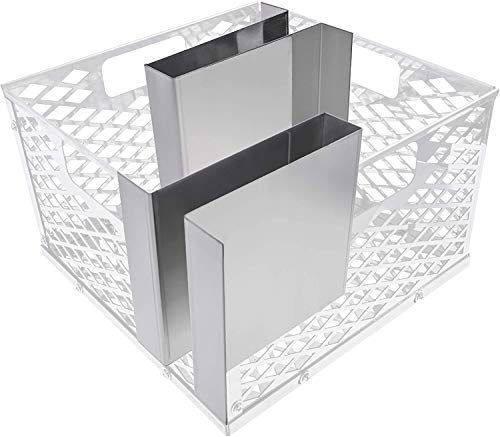 Catálogo para Comprar On-line Cestas de leña - 5 favoritos. 43 BBQ-PLUS Minion Method for Oklahoma Joe - Cesta de carbón de leña para la mayoría de cestas de Ceniza de carbón, Acero Inoxidable, 8 x 5.5 x 7.5 Pulgadas