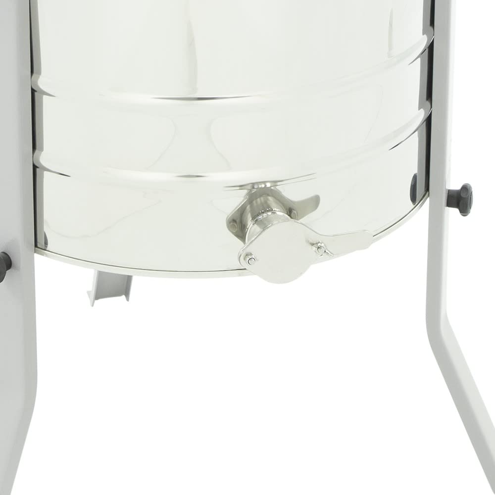 LYSON 4-Waben Honigschleuder Diagonalschleuder Ø600 mit elektrischem Antrieb Honeyextractor Tangentialschleuder für 4 Rähmchen Universal Edelstahl Imkerei Bienenzüchter Zubehör MINIMA LINE