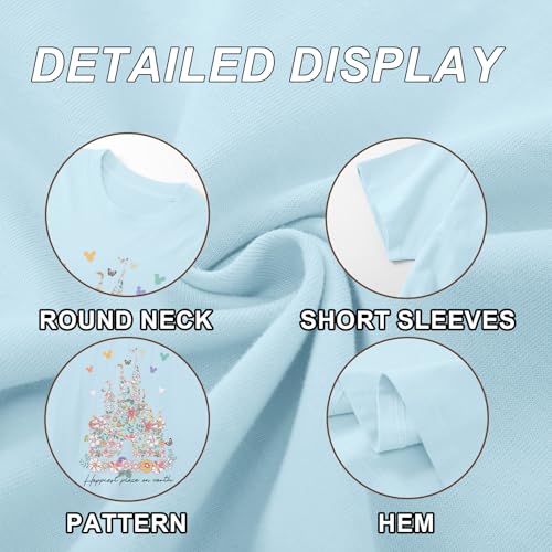 Image of Magic Kingdom Shirts for Girls Floral Magical Castle Graphic Cute Tshirt Kids Flower Holiday Vacation Trip Tee Tops
