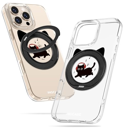 Coque iPhone 16 Pro Max pour femmes et filles idée cadeau mignon motif chaton