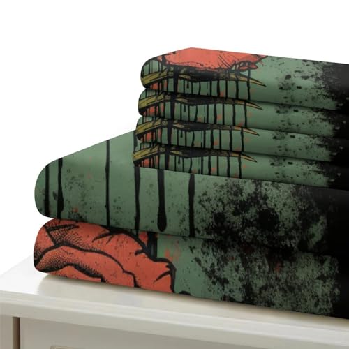 Housses de couettes 3D imprimé floral pour créer un cocon rétro dans la chambre
