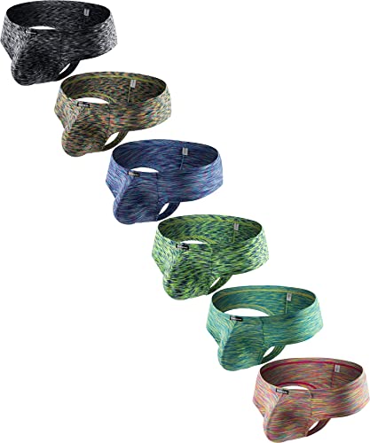 Men's Cheeky Thong Trunks Underwear Sexy Low Waist Sport Boxer Briefs