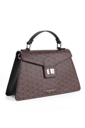 Image of Allen Solly Women Coffee colour Handheld AHBGFRGBS02393 Size-29 * 10.5 * 17cm