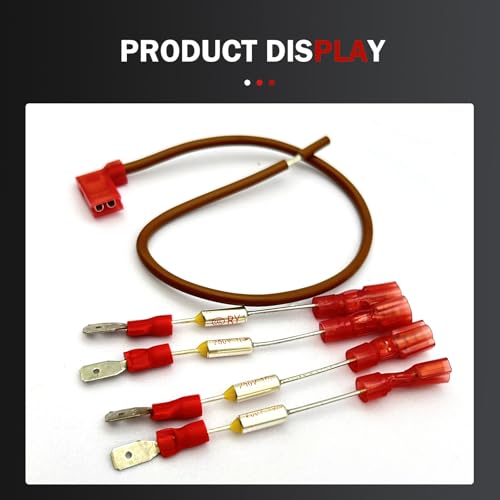 Image of 5 PCS Water Heater Thermal Fuse Breaker Kit, RV Water Heater Thermal Fuse Replacements, Compatible with RV OEM Atwood 93866 (Pink)