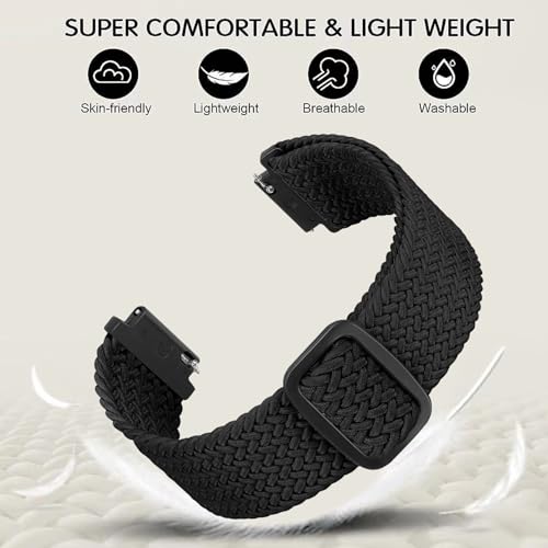 Correa Trenzada de Nylon para Reloj 22mm miniatura 3