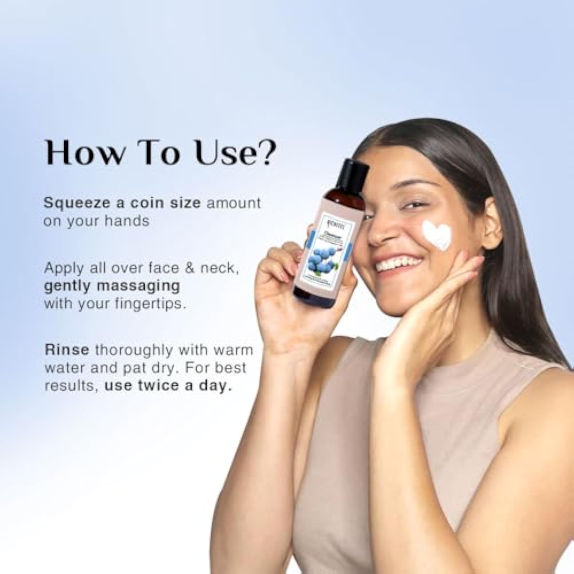 Gentle Face Cleanser for Dry to Normal Skin, 100ml (Pack of 2)