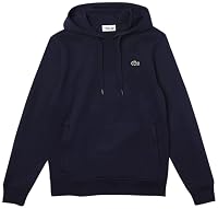 Lacoste Men's Essential Brushed Fleece Hoodie Navy, 6