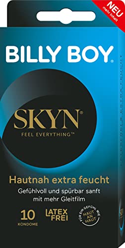 Billy Boy SKYN Hautnah extra feuchte Kondome | Alles hautnah spüren | latexfrei | 10er Pack Cover