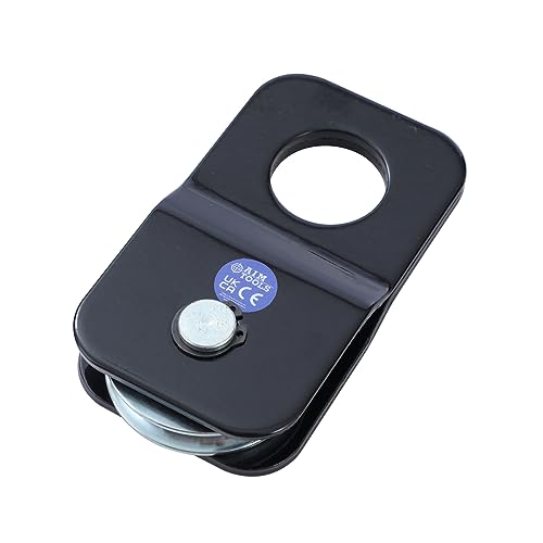 AIM Tools Polea de Cabrestante 4 T Robusto Snatch Block ATV UTV Off Road Bloque de Polea para Rescate Vehículo para Cuerda de Remolque o Cable de Acero de Hasta 10 mm