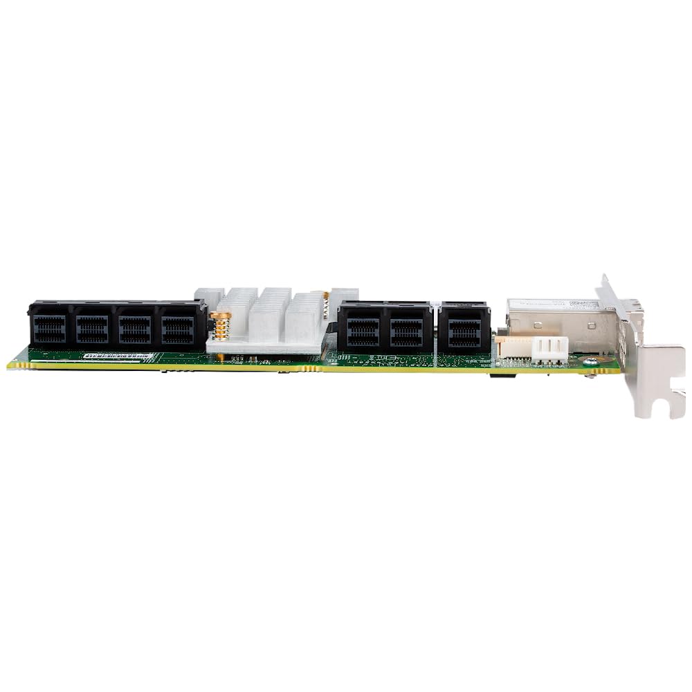 AEC-82885T Câble d'extension SAS 12 Go/s 7 x 8643 2 x 8644 0,5 m SFF-8643