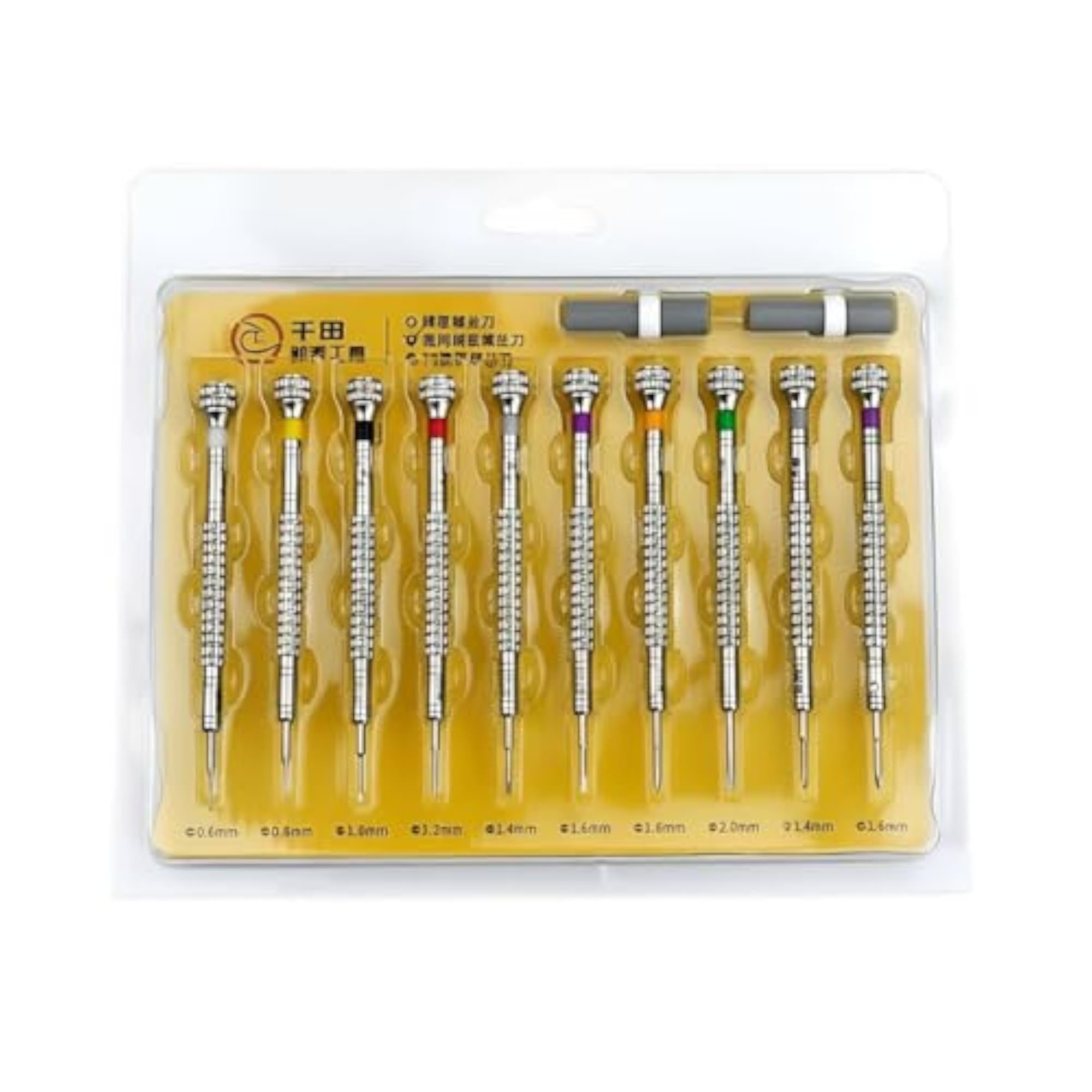 10 Pieces Stainless Steel Watch Repair Screwdriver Set, Rust Resistant