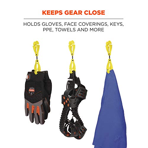 Image of Ergodyne Squids 3420 Swiveling Glove Clip Holder with Dual Clips