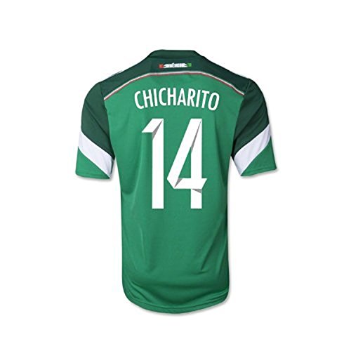 【写真付きレビュー】Adidas CHICHARITO 14 Mexico Home Jersey World Cup 2014/サッカー