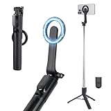 🔄【Angles de prise de vue multiples】Cette Perche à Selfie se déplie de 20 cm à 140 cm, et le Trepied Telephone Portable permet une rotation multidirectionnelle, vous permettant de passer facilement du mode portrait au mode paysage pour trouver le meilleur angle de prise de vue et capturer chaque instant précieux.