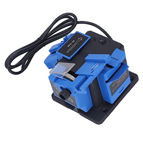 Afilador Eléctrico, Cortador Eléctrico Doméstico de 65 W, Afilador de Tijera, Afilador de Cuchillos de Cocina Multifuncional para Uso Profesional de (Enchufe europeo 220V)