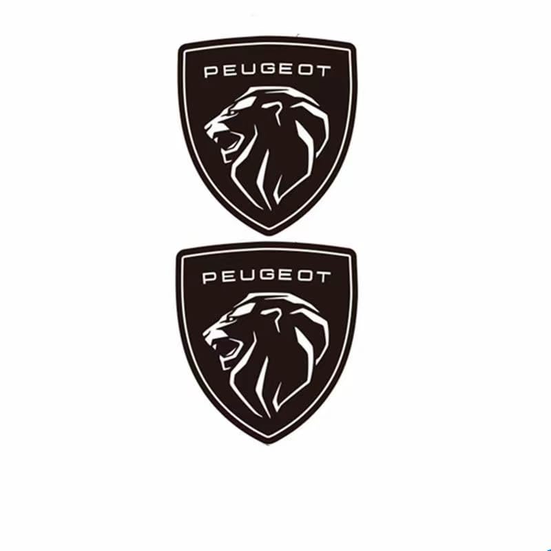 VAVENI Emblème Voiture 3D Pour Peugeot 3008 4008 5008 2008 - Badge Avant Capot Coffre Lettres Chromées