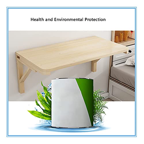 Table pliante murale en pin pour un gain de place optimal - 5