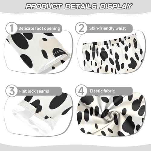 Toddler Girls Leggings Printed Yoga Pants Leggings Black Leopard for Kids3