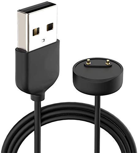 MistiqueMistronics Magnetic Usb Charging Data Cable Compatible For Xiaomi Mi Band 5-Black Color