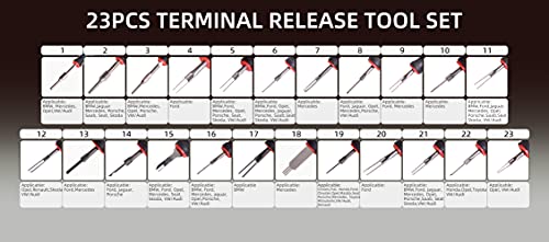Image of 23-Piece Universal Terminal Release Kit Electrical Terminal Removal for American Domestic and Imported Vehicles