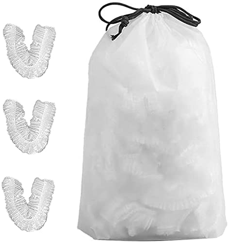 100/200/300 unidades de cuencos de plástico para tazas, fundas protectoras reutilizables y elásticas, para alimentos, bolsas de almacenamiento universal (100 unidades) Cover