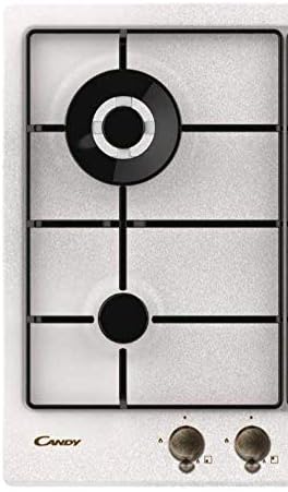 Candy CHW6BRAV4WGT Piano Cottura a Gas da Incasso, 4 Fuochi, Linea Classica, Griglie Smaltate, Valvola di Sicurezza, GPL e Metano, 59,5x51x38 cm, Colore Avena Candy CHW6BRAV4WGT Piano Cottura a Gas da Incasso, 4 Fuochi, Linea Classica, Griglie Smaltate, Valvola di Sicurezza, GPL e Metano, 59,5x51x38 cm, Colore Avena