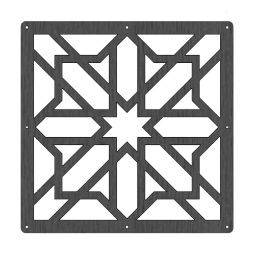Panel divisor de habitación colgante, divisores de 5 mm de grosor para vestíbulo de entrada, decoración de restaurantes, 5 paquetes (29 x 29 cm cada uno) para una gestión elegante del espacio