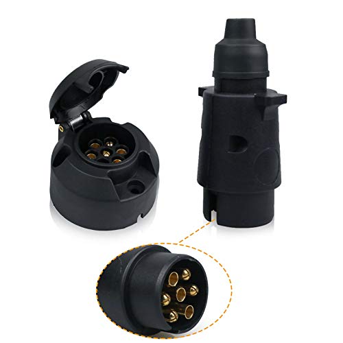 Yuanjoy Enchufe de Remolque de 7 Pines Cover