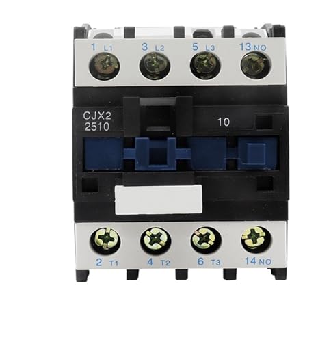 Contacteur ca CJX2-2510 rail DIN 1NO contact argenté LC1 220V