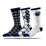 Strideline NCAA Mens Dress Socks- The Executive 3 Pack-Penn State Nittany Lions- Size M/L (8-12)